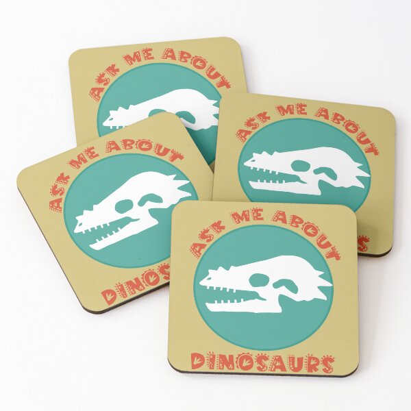 Item preview, Ask me about dinosaurs,paleontology skull T-rex design designed and sold by MiloHarris.