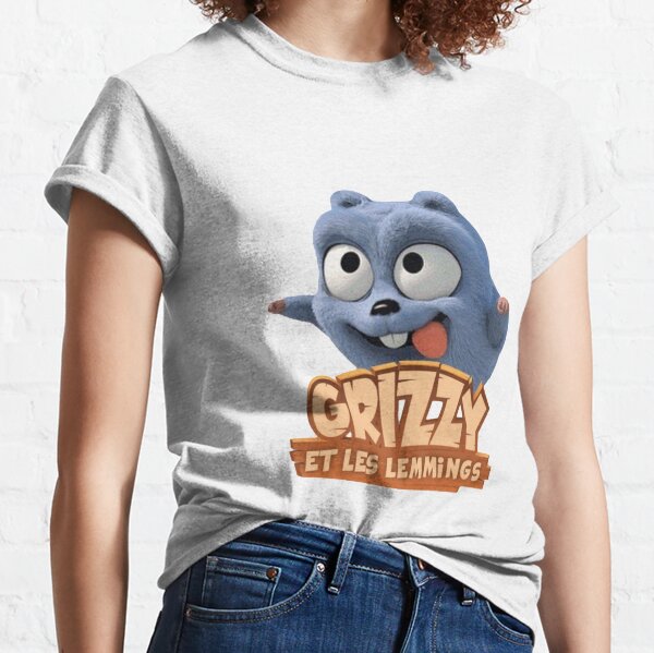 grizzy and the lemmings t shirt