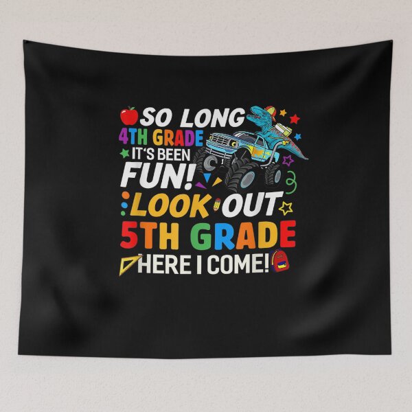 Item preview, So Long 4th Grade Here I Come Funny Dinosaur Monster Truck  designed and sold by maizreo.