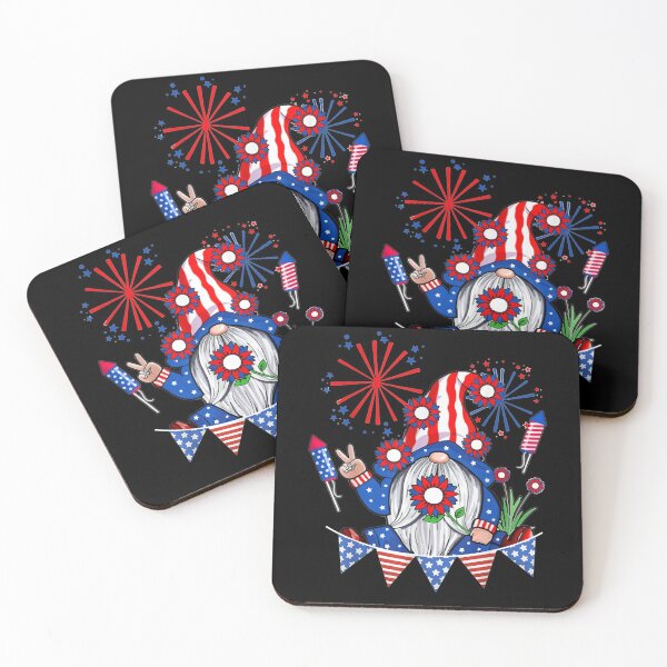 Item preview, Gnomes American Flag 4th Of July Patriotic Gnome Lovers  designed and sold by anniet33.