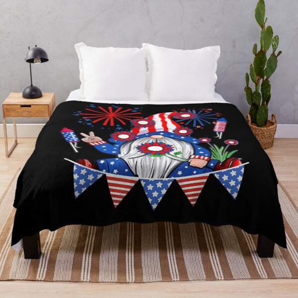 Item preview, Gnomes American Flag 4th Of July Patriotic Gnome Lovers  designed and sold by anniet33.