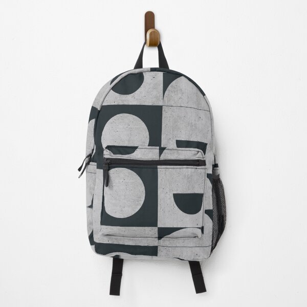 Item preview, Mid-century Concrete Moon Grey and Dark Blue designed and sold by QuestingPixel.