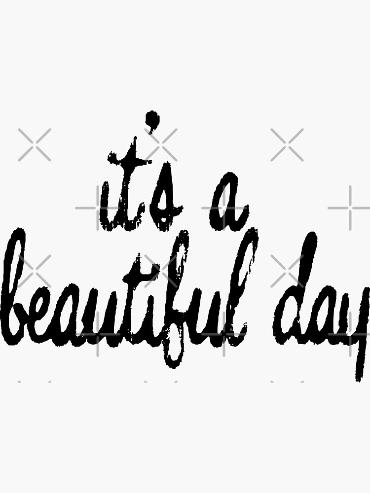 "U2 It's a Beautiful Day" Sticker for Sale by Redbubble