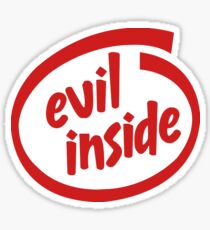 Evil Inside Sticker