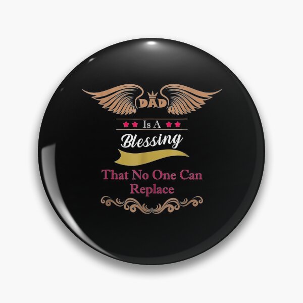Item preview, Dad Is A Blessing That No One Can Replace Fathers Day Smart  designed and sold by anniet33.