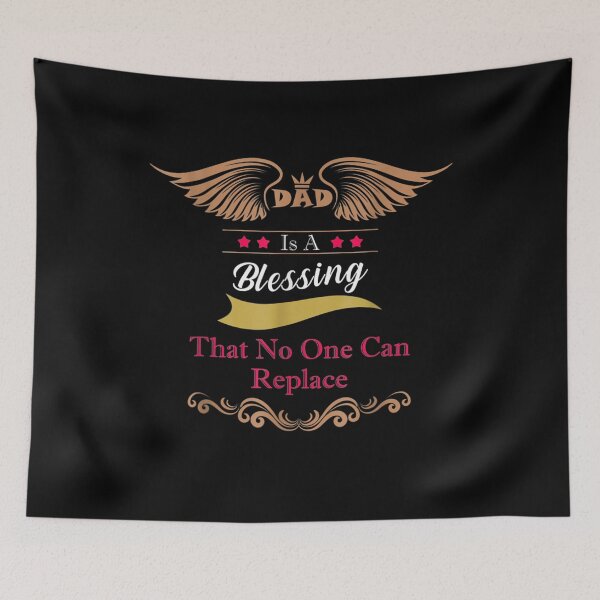 Item preview, Dad Is A Blessing That No One Can Replace Fathers Day Smart  designed and sold by anniet33.