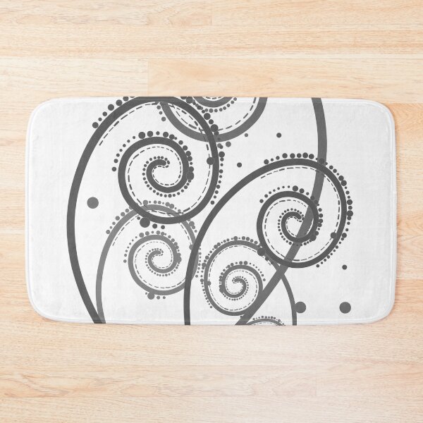 Item preview, Glojag gray spirals designed and sold by Glojag.