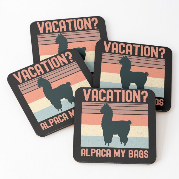 Item preview, Vacation Alpaca My Bags designed and sold by justjonboy.