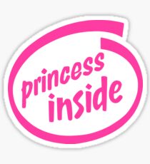 Princess Inside Sticker