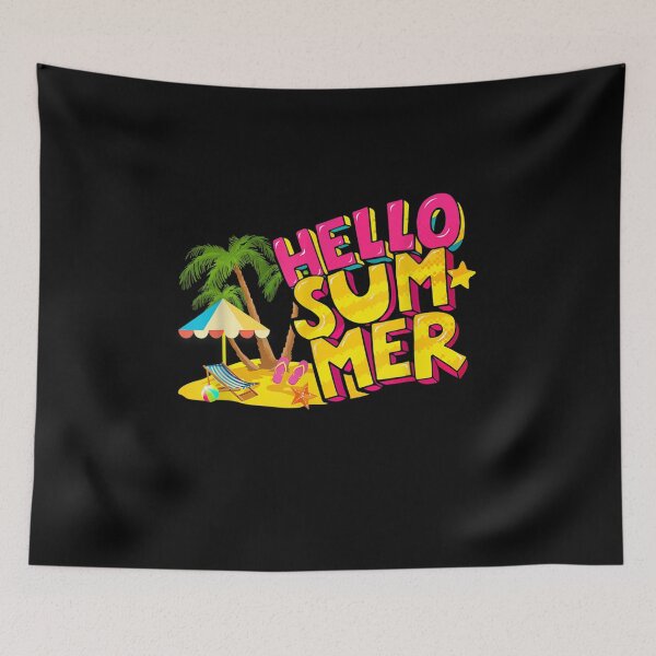 Item preview, Hello Summer Retro Beach Vacation For Kids Men Women  designed and sold by anniet33.