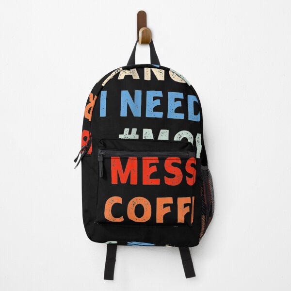 Item preview, Messy Bun Coffee Run Gangsta Rap I Need A Nap Mom Life designed and sold by maizreo.