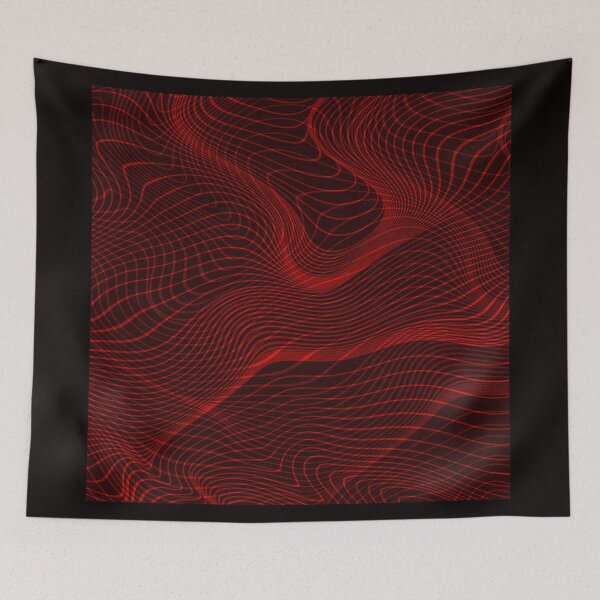 Item preview, Waves red designed and sold by MJMelendez.