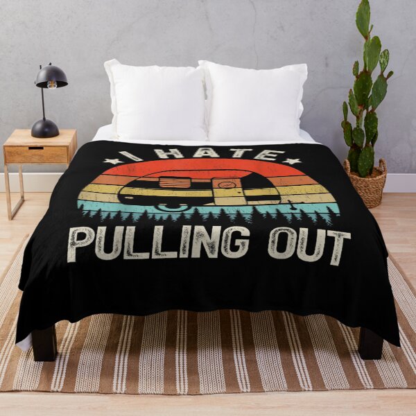Item preview, Retro Vintage Mountains Rv Camping I Hate Pulling Out  designed and sold by anniet33.