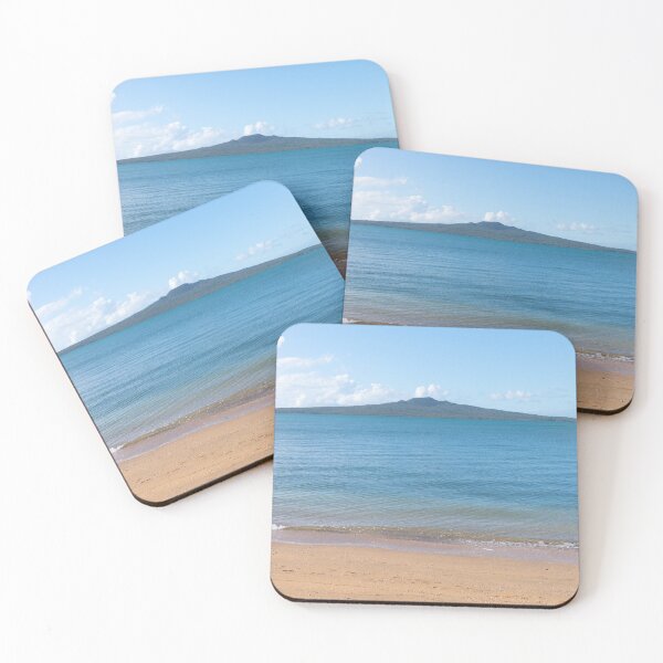 Item preview, Rangitoto Island on distant horizon across harbor  designed and sold by Brian Scantlebury.