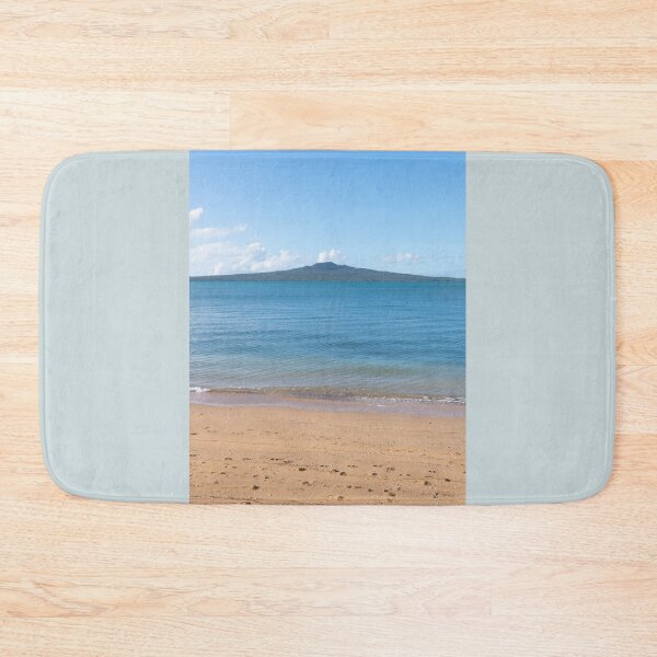 Item preview, Rangitoto Island on distant horizon across harbor  designed and sold by Brian Scantlebury.