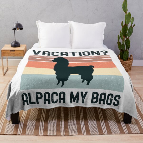 Item preview, Vacation Alpaca My Bags designed and sold by justjonboy.