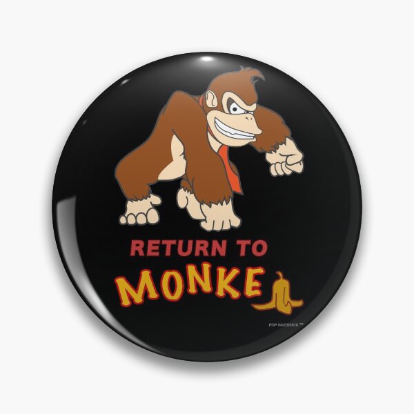 Item preview, Return to Monke Gamer Humor Meme designed and sold by PopInversion.