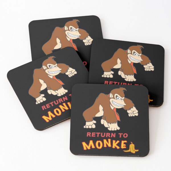 Item preview, Return to Monke Gamer Humor Meme designed and sold by PopInversion.