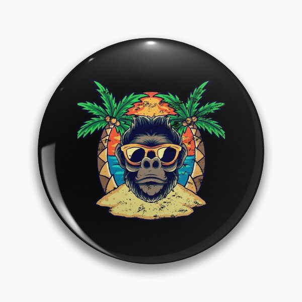 Item preview, Beach Gorilla with Sunglasses designed and sold by friendlyspoon.
