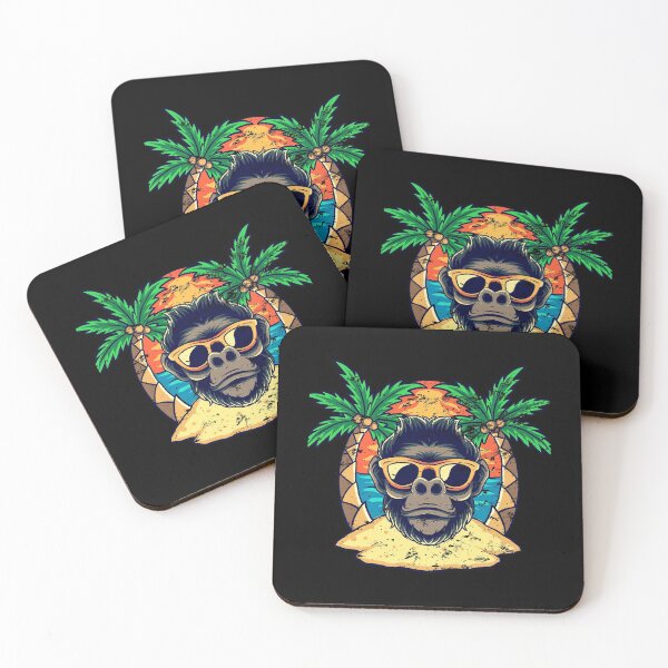 Item preview, Beach Gorilla with Sunglasses designed and sold by friendlyspoon.