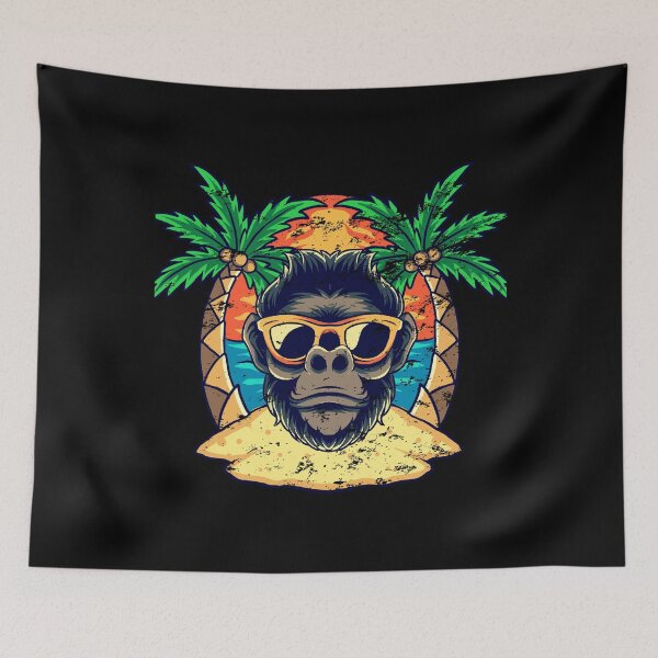Item preview, Beach Gorilla with Sunglasses designed and sold by friendlyspoon.