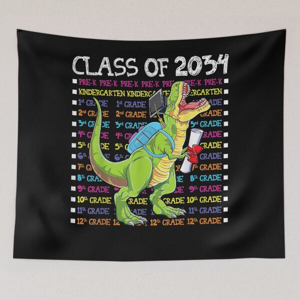 Item preview, Class Of 2034 Graduation Grow With Me T Rex  designed and sold by maizreo.