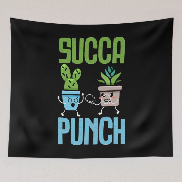 Item preview, Succulent Indoor Plants Houseplants Succa Punch Funny Pun designed and sold by ShopTheStyle.