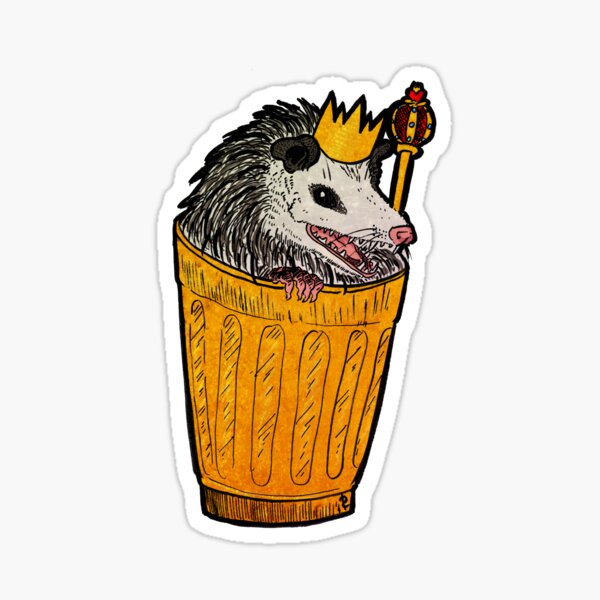 trash royalty Sticker