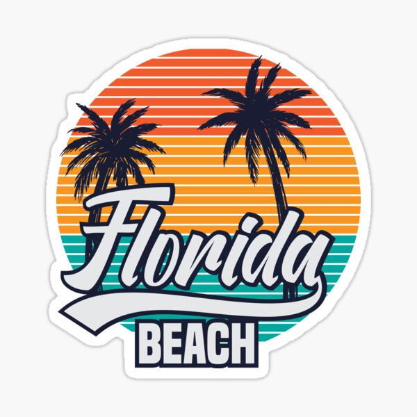 Florida Beach Vector Hd Images, Florida Beach Summertime Paradise