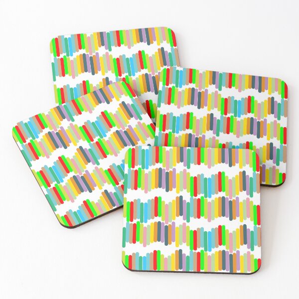 Item preview, colorful sticks pattern artwork  designed and sold by design-az.