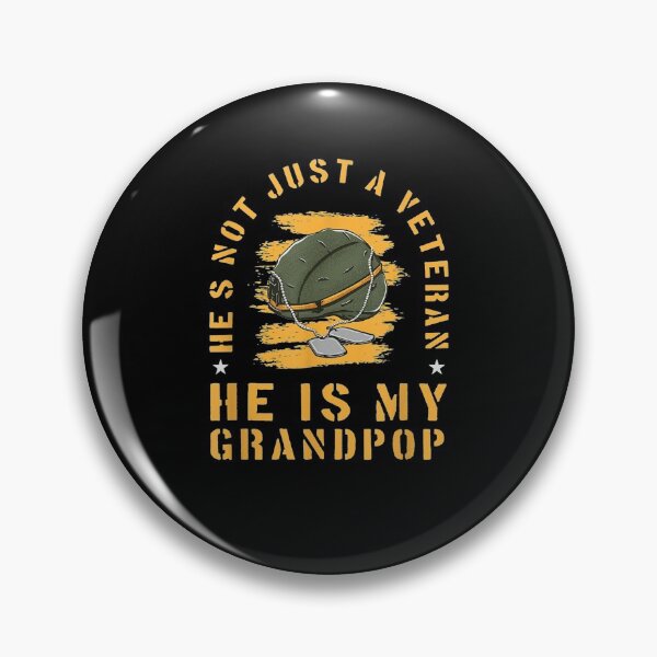 Item preview, He's Not Just A Veteran He's My Grandpop Veterans Day  designed and sold by maizreo.