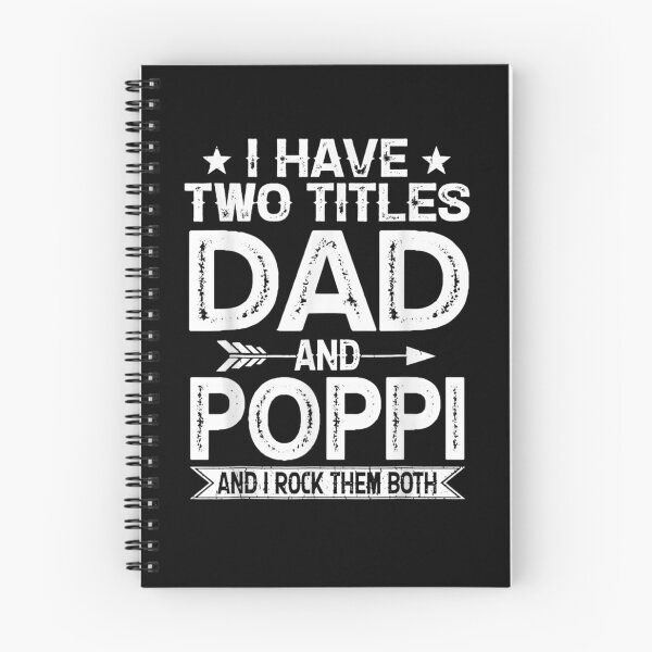 Item preview, I Have Two Titles Dad And Poppi Grandpa Father Gift  designed and sold by anniet33.