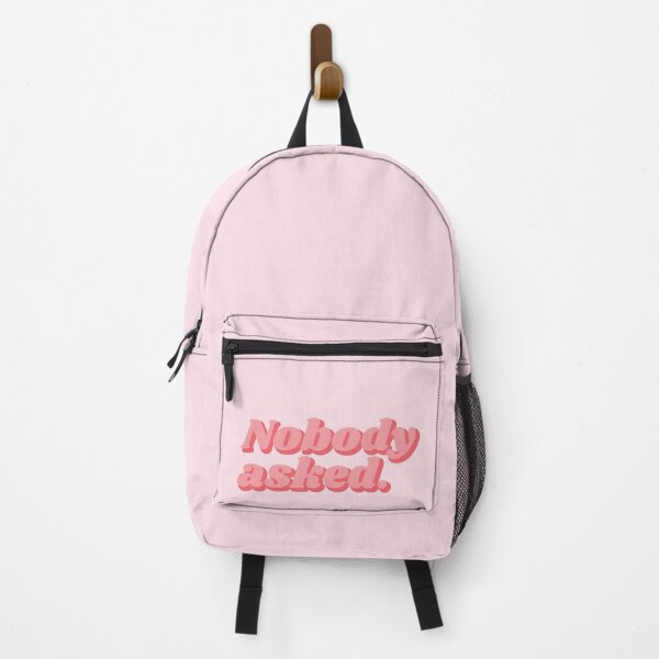 Item preview, Nobody asked | pink words designed and sold by MamSelle.