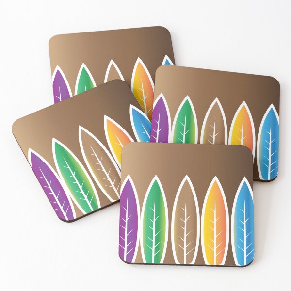 Item preview, colorful leaves design designed and sold by design-az.