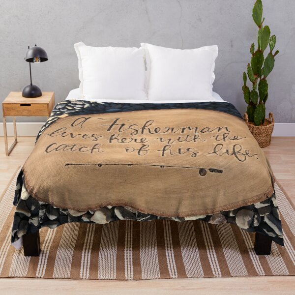 Item preview, A fisherman lives here with the catch of his life designed and sold by countrypines.