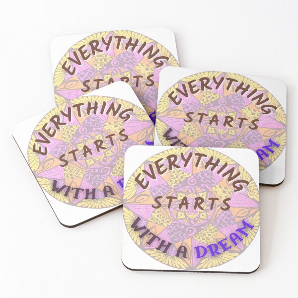 Item preview, Everything starts with a dream designed and sold by Craftivity.
