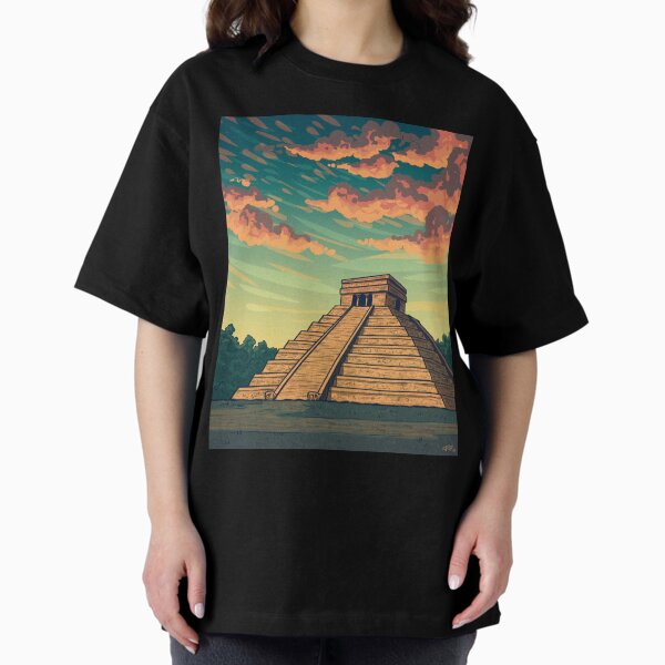 Item preview, Mayan Temple | Digital Illustration  designed and sold by Jackie Van Ryn.