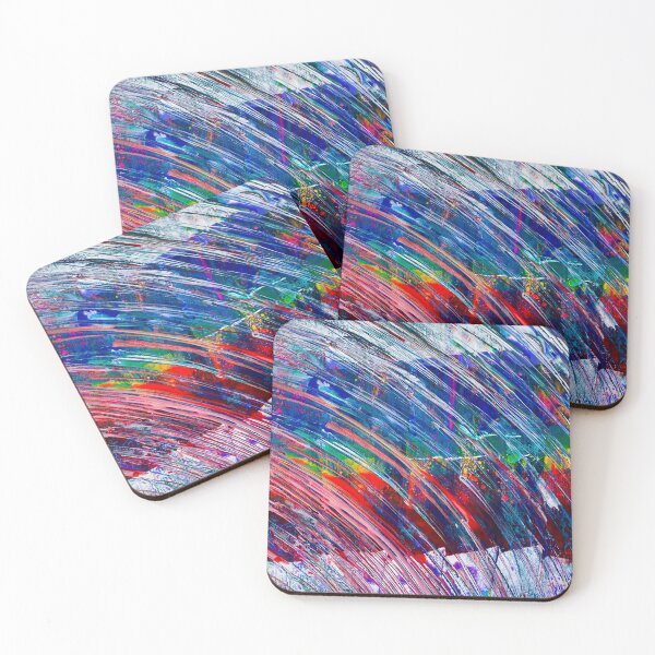 Item preview, Ridged Rainbow Abstract Art designed and sold by Adelle Smith.