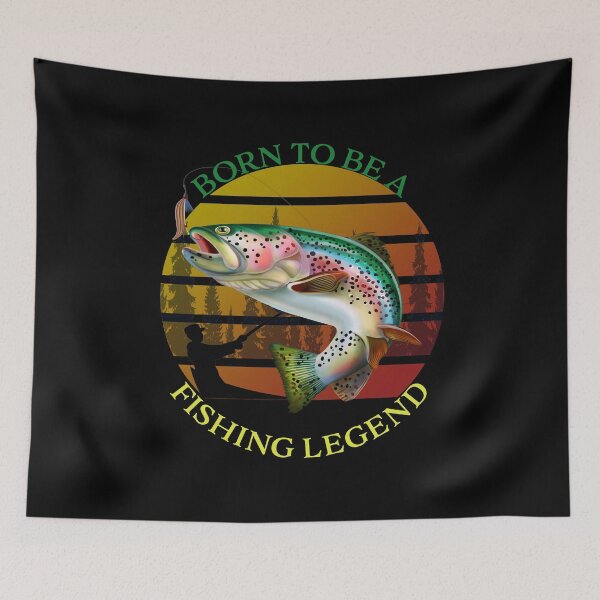 Item preview, Born To Be A Fishing Legend designed and sold by david parry.