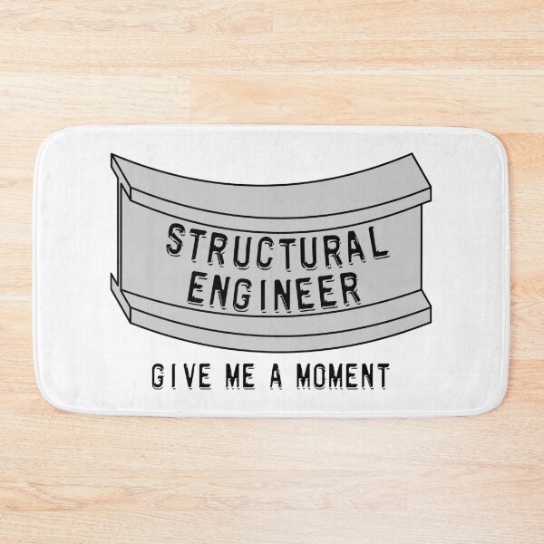 Item preview, Structural Engineer Beam Moment  designed and sold by BartholGraphics.