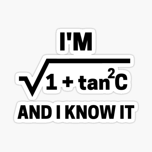 Item preview, I'm sec c and I know it (math edition) designed and sold by scienceisfunny.