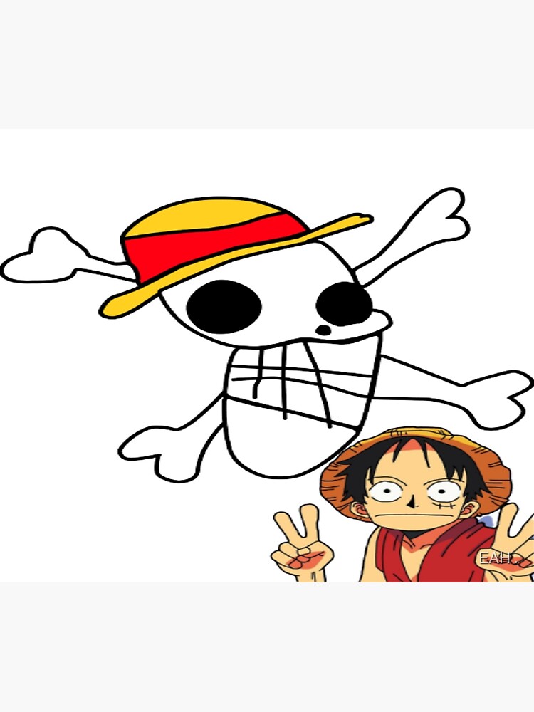 Le drapeau de l'équipage des chapeaux de paille dans One Piece