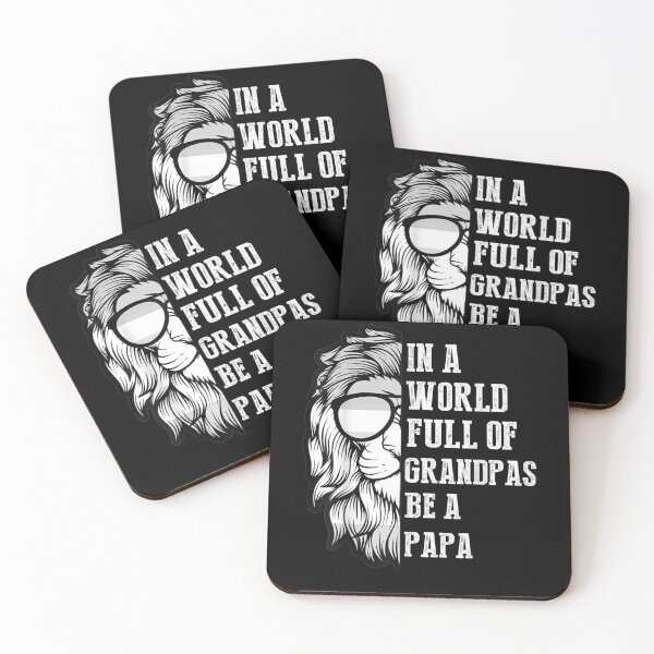 Item preview, In A World Full Of Grandpas Be A Papa Grandpa Lion Vintage  designed and sold by maizreo.