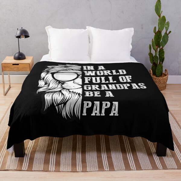 Item preview, In A World Full Of Grandpas Be A Papa Grandpa Lion Vintage  designed and sold by maizreo.