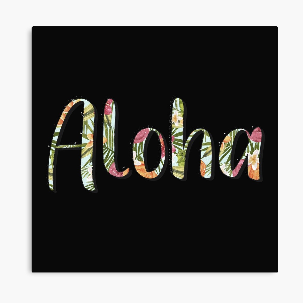 Hawaii Aloha Word 