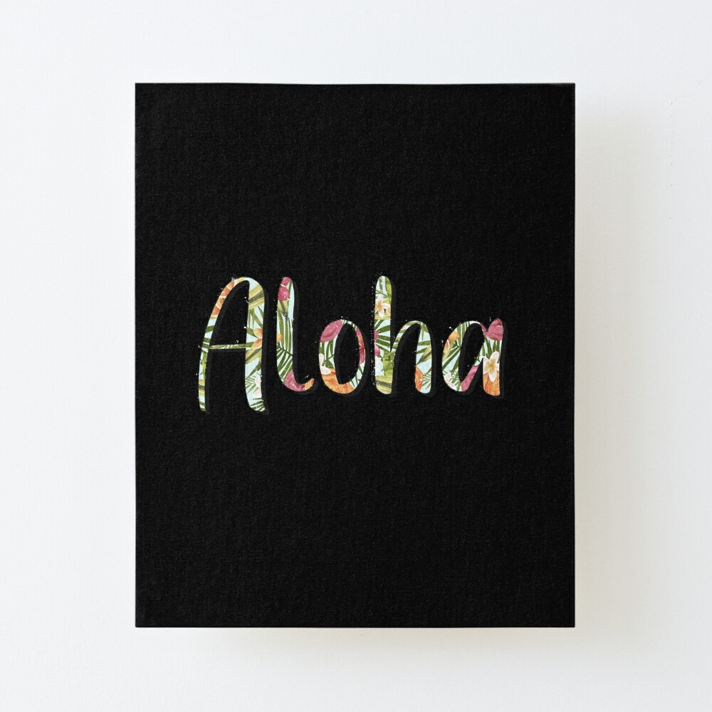 Hawaii Aloha Word 