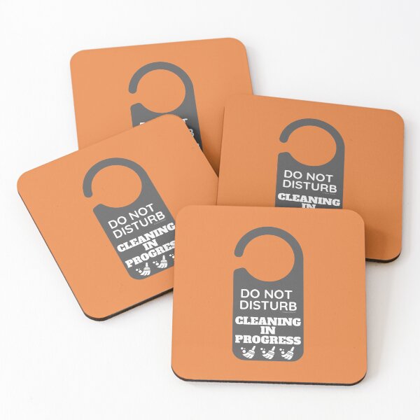 Item preview, Do Not Disturb Cleaning In Progress Novelty Cleaning Crew designed and sold by SavvyCleaner.