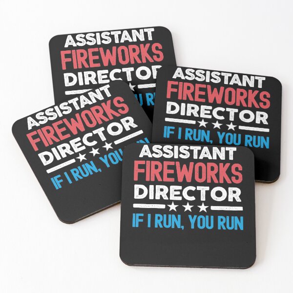 Item preview, Assistant Fireworks Director Funny 4th of July Fireworks Design designed and sold by justjonboy.
