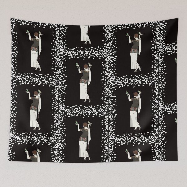 Item preview, 1920,s Flapper Birds Hearts designed and sold by Angela Mello.
