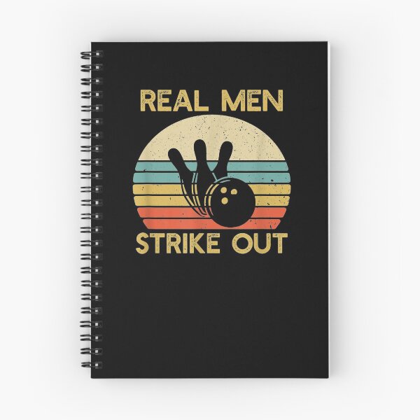 Item preview, Mens Real Men Strike Out Bowling Dad Bowler Gift  designed and sold by maizreo.